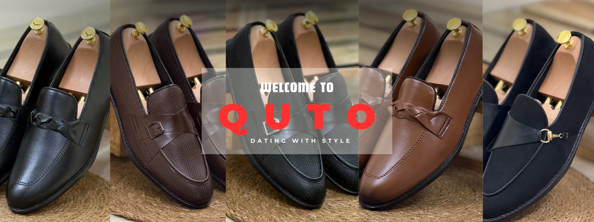 Brown Blue Denim Jeans Fashion Sale Website Banner