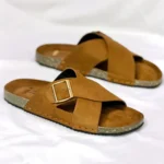 Cross Classic Suede Sandle For Men Mustard - Image 2