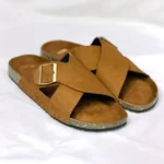 Cross Classic Suede Sandle For Men Mustard