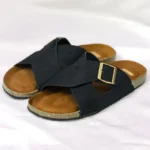 Cross Classic Suede Sandle For Men Black - Image 3