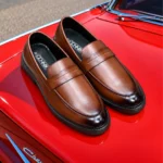 Old Money Style Premium Chunky Shoes Mustard - Image 3