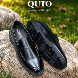 Old Money Style Premium Chunky Shoes Black