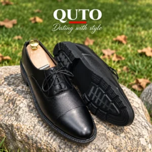 Classic Oxford Office Shoes For Men Black
