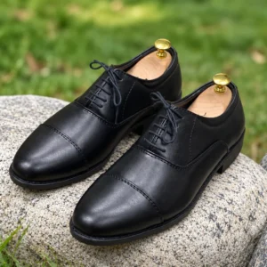 Plain Oxford Office Shoes For Men Black